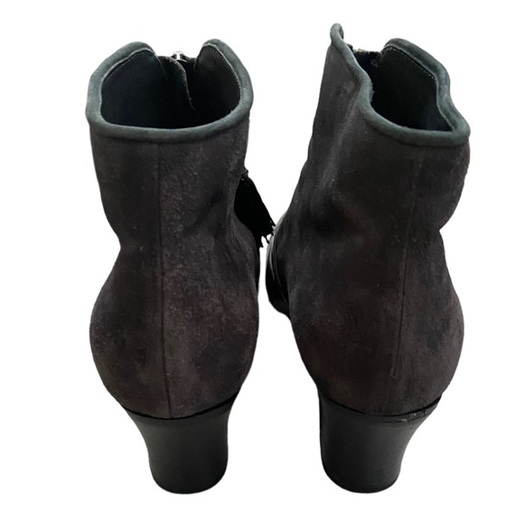 Rag & Bone Tassel Zip Ankle Bootie black size 7 leather chunky heel - Picture 8 of 11